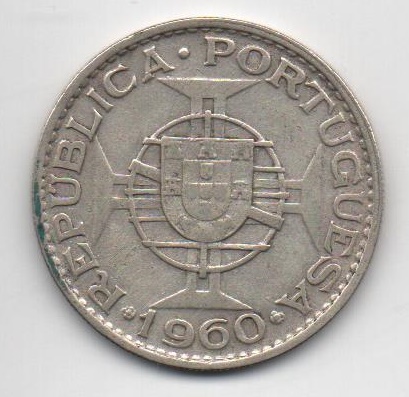 MOZAMBIQUE DEL AÑO 1960 DE 20 ESCUDOS